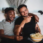 watching tv